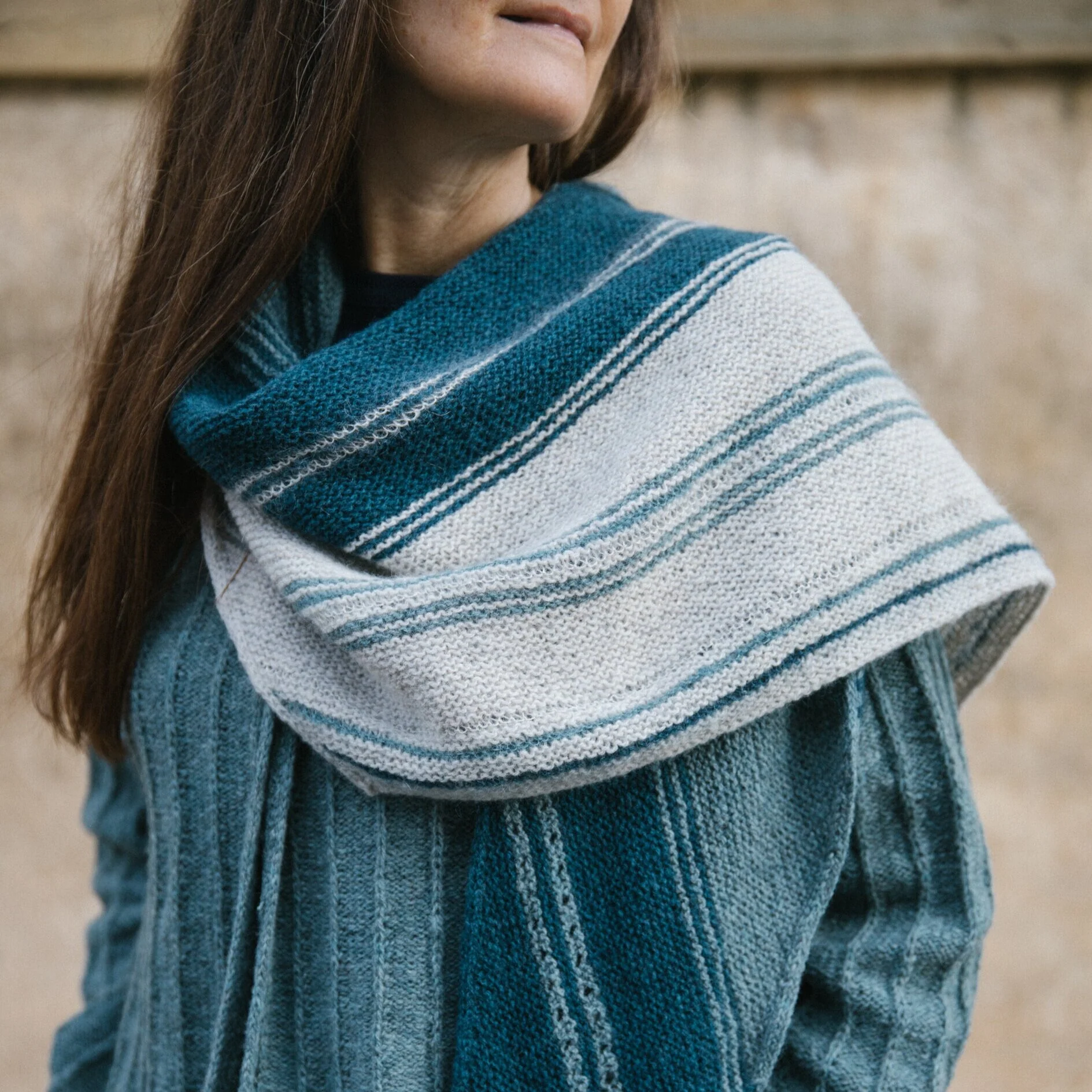 Blue Moves Shawl - Image 7